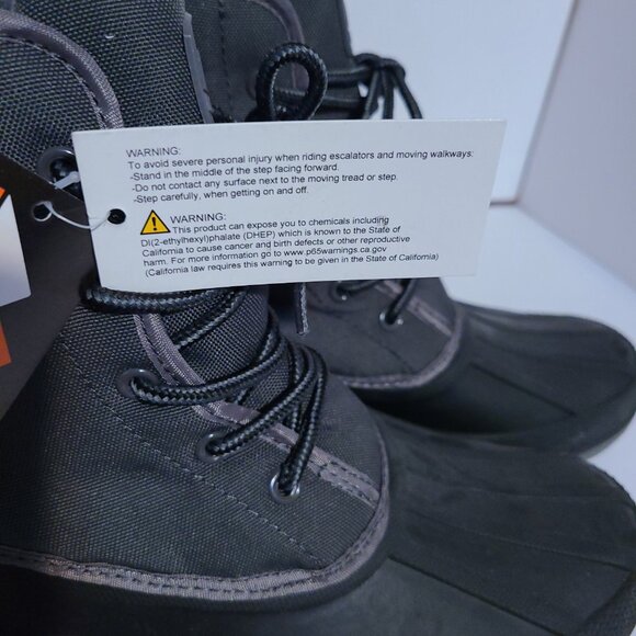 POLAR ARMOR MEN'S COLD WEATHER BLAST DUCK BOOTS- WATERPROOF -GREY-SIZE 12 - Picture 10 of 10